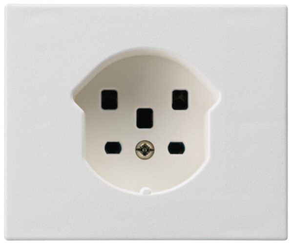 Produktbild FLF 125 101  -  FLF-Steckdose T25,  weiss mit Schraubklemmen